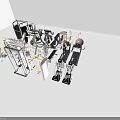 Comprehensive Fitness Equipment Collection With Treadmill Dumbbells Exercise Ball Weight Bench And Rowing Machine