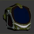 Fire Equipment Modern Fire Helmet With Transparent Visor Illuminated Edge And 3D Rendering