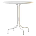 Functional White Metal Stand Design With Sturdy Frame And Movable Wheels 3d model