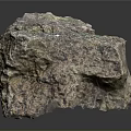 Natural Stone With Rough Surface And Green Brown Color For Decorative Use