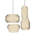 Modern Pendant Lights With Textured Fabric Shades And Multiple Stylish Designs