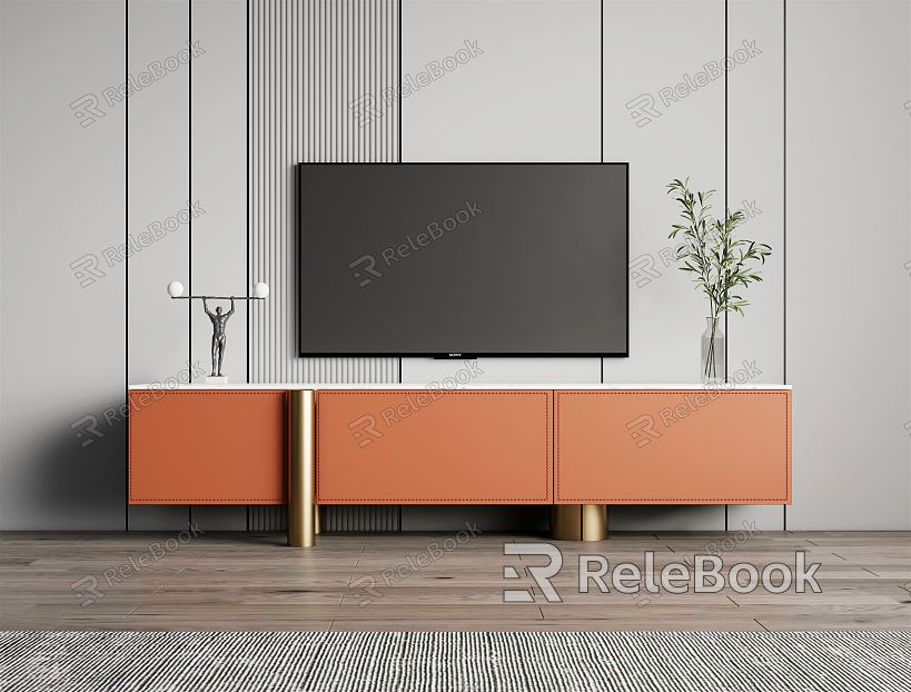 Light Luxury TV Cabinet model