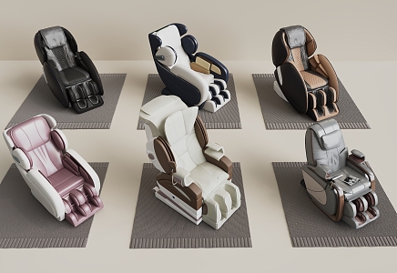 Modern Massage Chair Leather Massage Chair 3d model