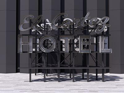 INDUSTRIAL LOFT BILLBOARD model