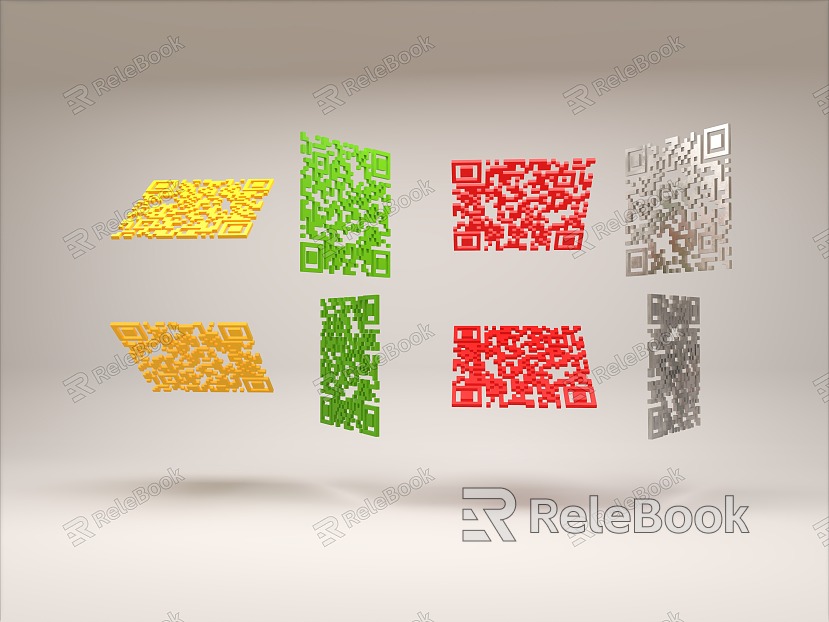 Two-dimensional code graphic graphic code pattern sign-in WeChat sign-in model