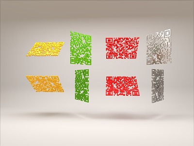 Two-dimensional code graphic code pattern sign-in WeChat sign-in model