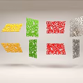 Two-dimensional code graphic code pattern sign-in WeChat sign-in 3d model