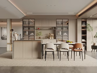 Modern Restaurant 3d model