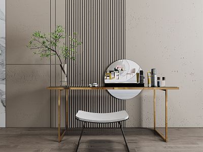 Light Luxury Dressing Table model