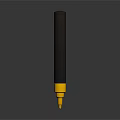Black Pen with Golden Tip for Daily Household Use and Writing