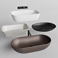 Elegant Modern Washbasin Designs with Various Colors and Shapes for Bathroom