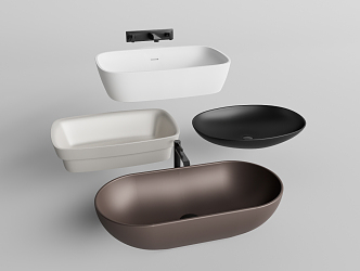 Modern wash basin wash basin table basin 3d model