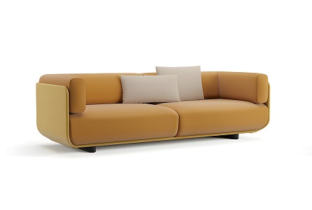 Modern Curved Sofa 3d model