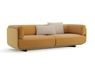 Modern Curved Sofa 3d model