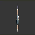 Cold weapons Sword Axe Hook Fork Spear Trident Melee Weapon Military 3d model