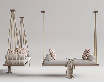 Modern Hanging Chair Outdoor Hanging Basket Chair Swing Chair 3d model