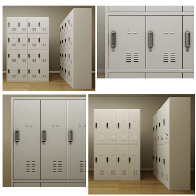 Modern Lockers Wardrobe Lockers 3d model
