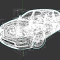 Gray Sedan With Green Rims And Front Trim Stylish Design Features