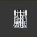 Modern Chromatography System Science Laboratory Chromatography System 3d model