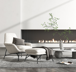 Modern Minotti Single Sofa 3d model