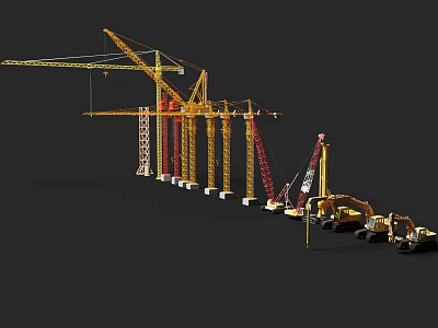 Construction Machinery Collection V1 3d model