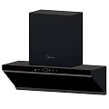 Modern Black Midea Kitchen Range Hood With Sleek Design As Essential Appliance 3d model