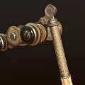 Cyberpunk Telescope Cyberpunk Mirror Tools Old 3d model