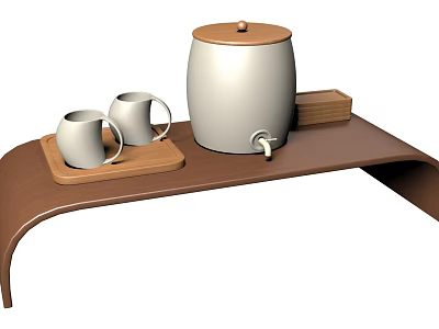 Modern Kettle Kettle Water Cup 3d model