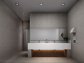 Modern toilet 3d model