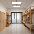 Modern Dormitory 3d model