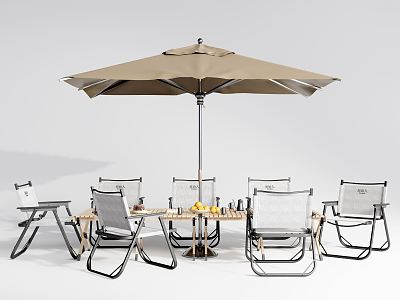 Modern Outdoor Table and Chair Outdoor Table and Chair Combination Camping Table and Chair Folding Chair model