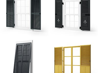 Jane European Shutter Door Window Grille model