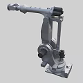 6-axis robot 3d model