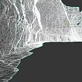 Detailed Natural Microtopography With Layered Rock Textures And Scenic Cliff Formations