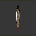 Traditional Turquoise Gondola Boat With Red Accents Yellow Buoys And Classic Design