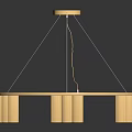 Modern Round Wooden Hanging Furniture With Vertical Slats And Circular Frame