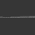 Long Elevated Industrial Structural Framework 3D Engineering Model With Support Beams