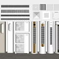 Modern air conditioning air conditioning combination 3d model