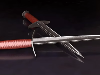 Modern Knife Spur 3d model