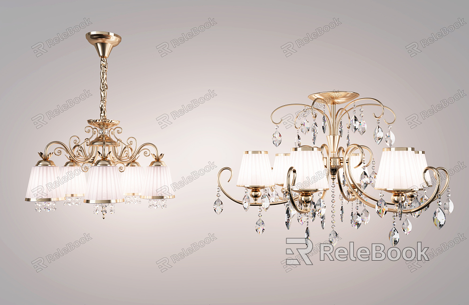 European-style chandelier model