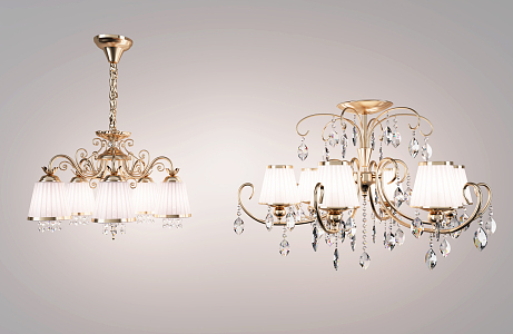 European-style chandelier 3d model