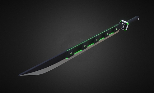 Science Fiction Sword 3d model