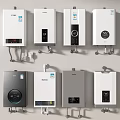 Various Styles Wall Mounted Water Heaters With Modern Designs For Home Use