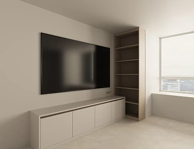 Modern TV Cabinet Apartment 3d model