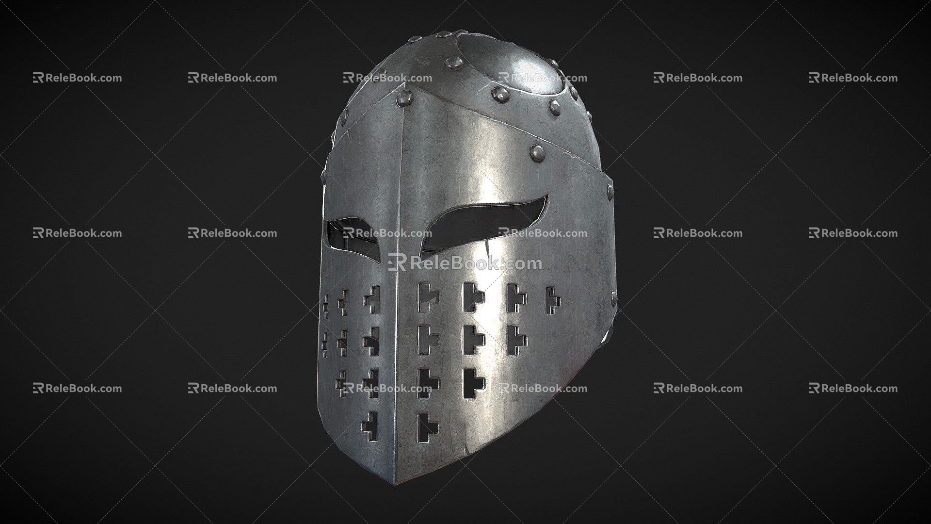 Knight's Helmet 3d model