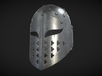 Knight's Helmet 3d model