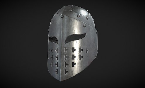 Knight's Helmet 3d model