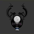 Leica Backpack Device With Top Sensor Antenna Side White Circular Component Purple Indicator Lights