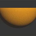 Fresh Juicy Sliced Orange Half With Bright Pulp On Dark Background