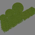 Neatly Trimmed Garden Shrubs With Spherical Topiaries And Rectangular Hedge Borders